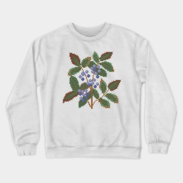 Oregon State Flower Oregon Grape Crewneck Sweatshirt by inotyler